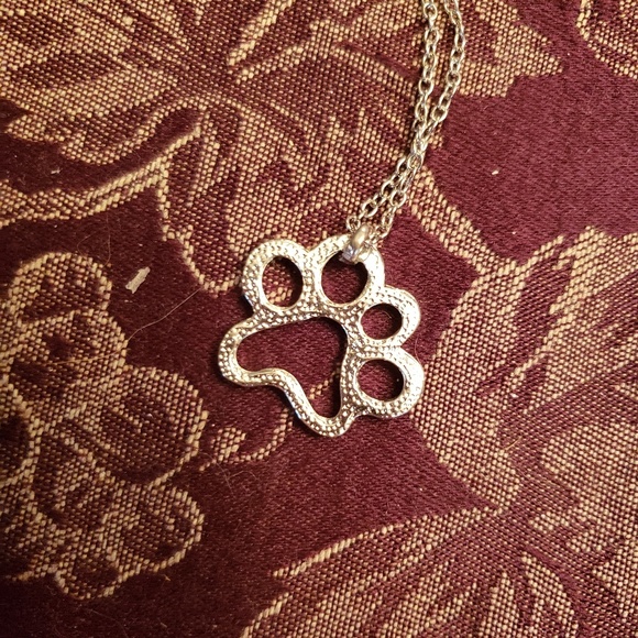 Pet - Animal cat dog paw necklace - Picture 2 of 2
